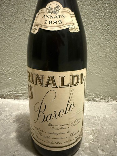 Giuseppe rinaldi barolo - barolo, 1983