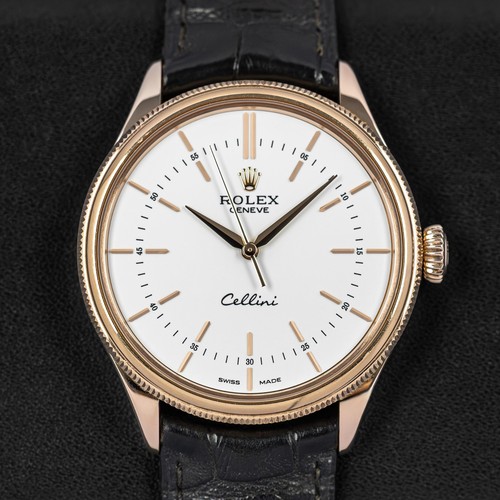 Rolex cellini 50505 white dial - cellini,