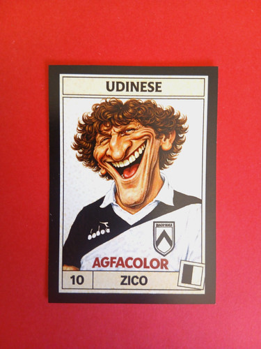 Figurina caricatura calciatori - figurina,