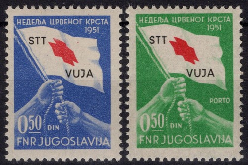 Trieste zona 1951 pro croce - b,