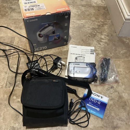 Videocamera canon dc210 con - videocamera,