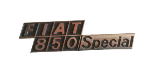 Fiat 850 special logo - fiat, sigla