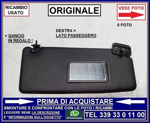 Aletta tendina parasole destra - aletta,
