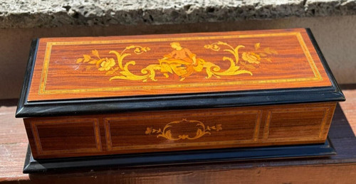 Portagioie scatola legno - portagioie/scatola,