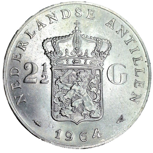 Antille olandesi 2 gulden - 1/2,