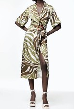 Abito Zara raso finto