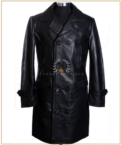 Cappotto lungo boat nero - u-boat,
