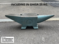 INCUDINE ACCIAIO 25 KG Acciaio Forgiato a mano ITALIA