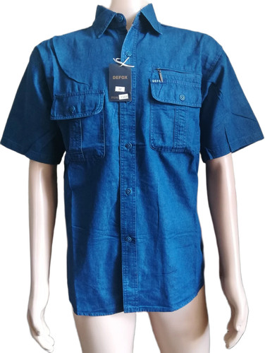 Camicia uomo jeans mezza - camicia,