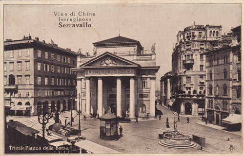 Cartolina trieste piazza - di, ,piazza