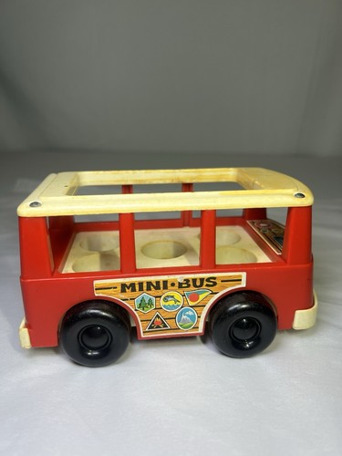 Minibus vintage fisher price - vintage,