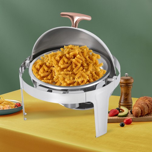 Roll top chafing dish buffet - top,