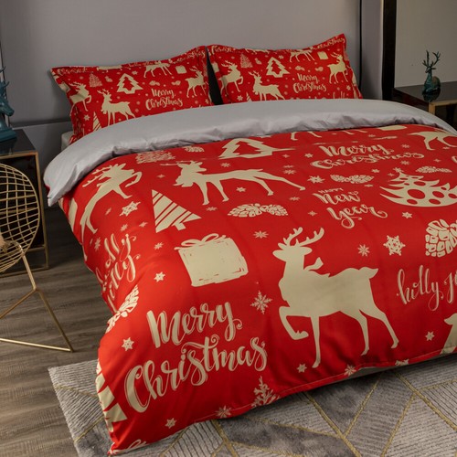 Alce regalo natale rosso - 3d,