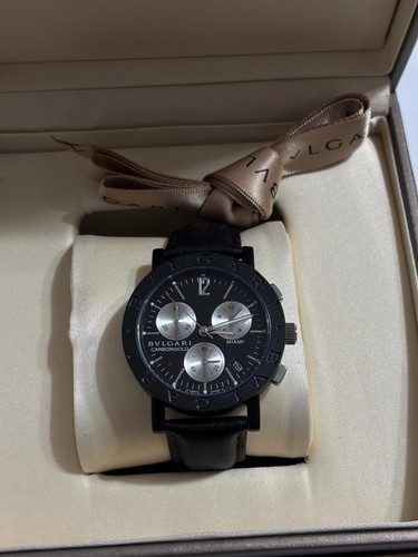Bulgari carbon gold - chrono, in