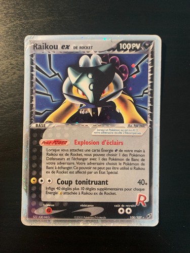 Carte pokémon raikou ex de - carte,
