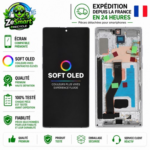 Ecran soft oled avec - avec, châssis