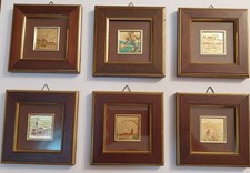 N.6  QUADRETTI FOGLIA ORO 22 KT 