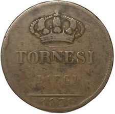10 TORNESI 1839 - FERDINANDO