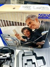 Telefono cellulare Nokia 6680 nero vecchio stock rari collezionisti cellulare...