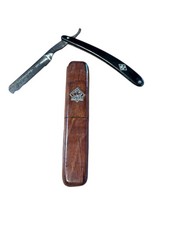 ⚫️ Rasoio A Mano Libera Puma Solingen N. 99 Scatola vintage Barbiere