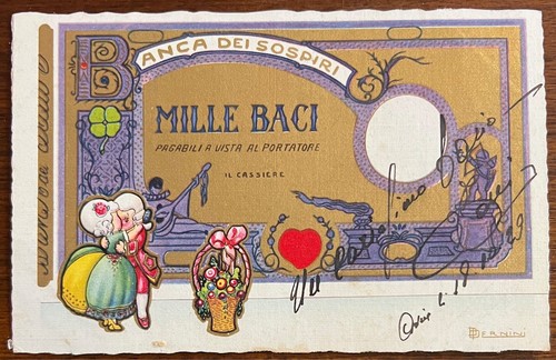Cartolina banca dei sospiri - cartolina-banca,