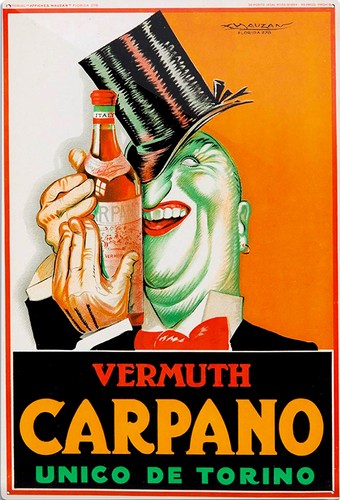 Vermouth carpano poster - vermouth,