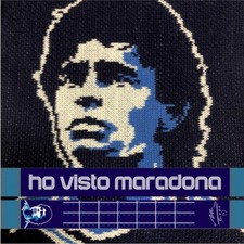 Sciarpa Ultras Napoli Vintage Calcio HO VISTO MARADONA Campione Diego Armando