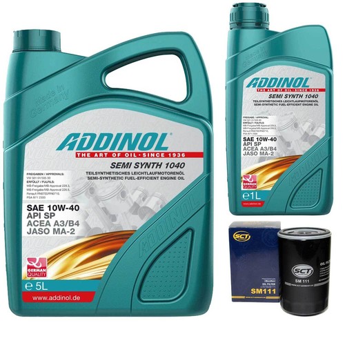 Kit olio motore - addinol, 10w-40