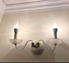 MURANO COPPIA DI APPLIQUE IN