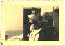Orig. Foto marinai con cannone