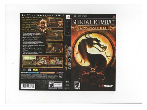 Mortal combat unchained - mortal, psp