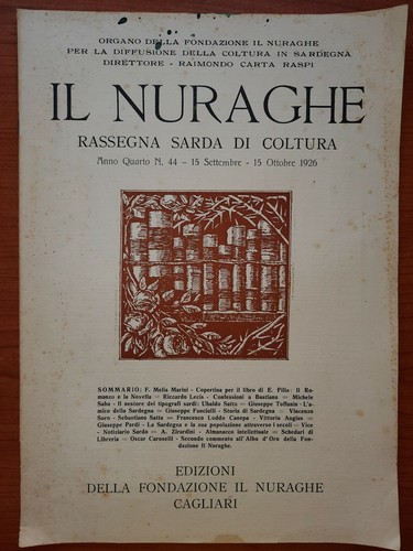 Nuraghe rassegna sarda di - -,