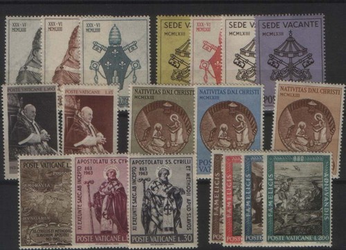 Vaticano annata 1963 nuova - vaticano,