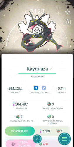 Shiny rayquaza special - shiny,