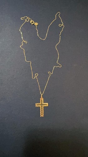 Collana con croce diamantata - collana,