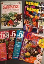 Lotto stock libro + 6 riviste giardinaggio e piante varie annate ottimo stato