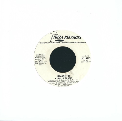 Disco giri - disco, 45