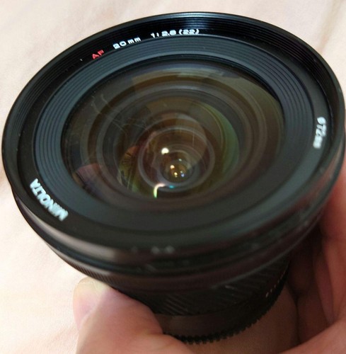 Minolta af20mm cappuccio - f2.8, (cappuccio