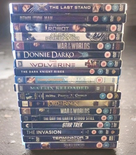 Job lot dvds sci - dvds, sci-fi