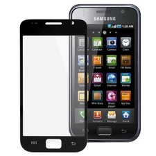 VETRO VETRINO PER SAMSUNG GALAXY S PLUS GT i9001 NO DISPLAY NO TOUCHSCREEN NERO