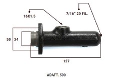 POMPA FRENI FIAT 500A TOPOLINO