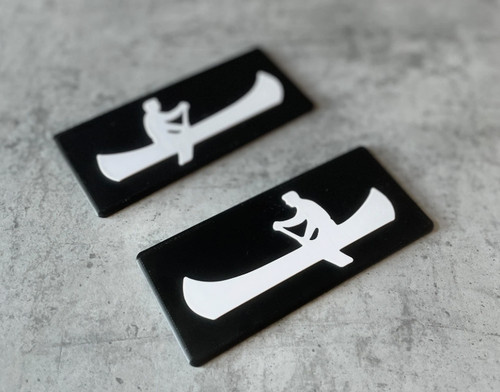 Coppia badge stemmi loghi