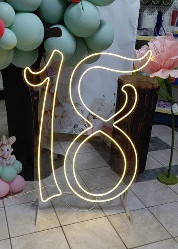 Insegna neon anni - insegna,