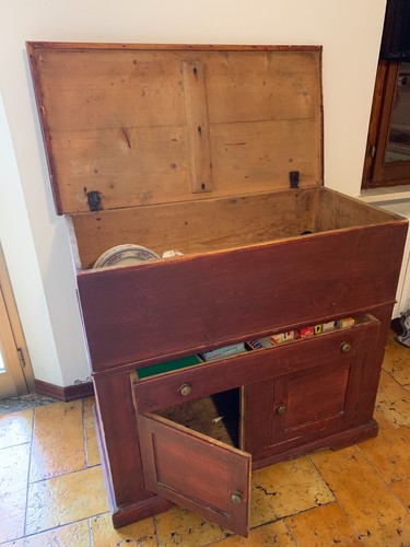 Vecchia madia legno - legno, 104