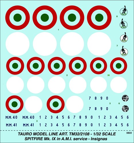 Tauro model tm32 2108 - tm32/2108, spitfire