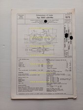 Testi 50 Champion P6 1973 scheda omologazione DGM Facsimile Motorizz. originale