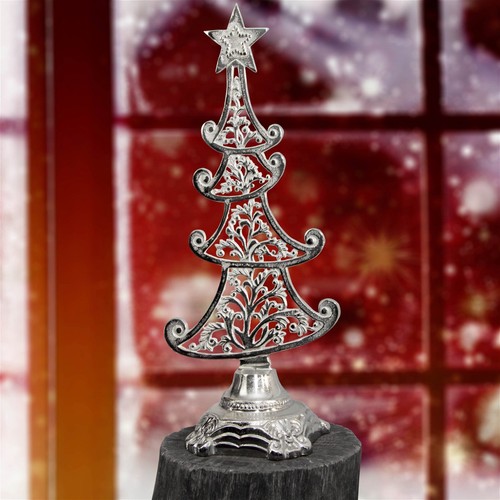 Albero natale alluminio - albero, natale,