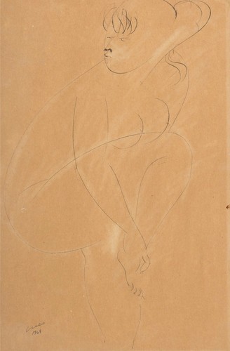 Emilio greco disegno a - greco,