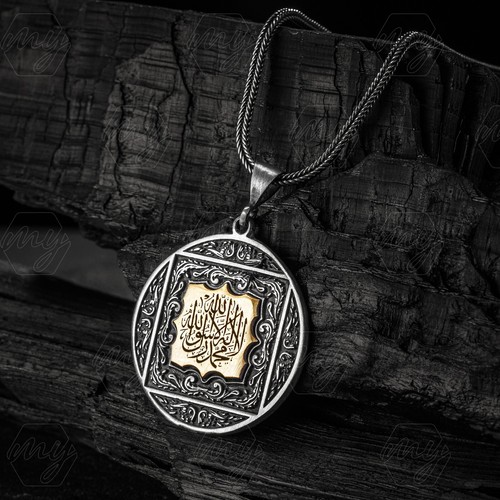 Collana uomo islamica argento