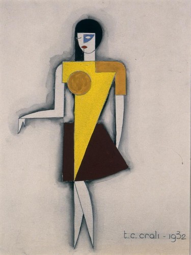 Tullio crali 1932 vestirsi - tullio,